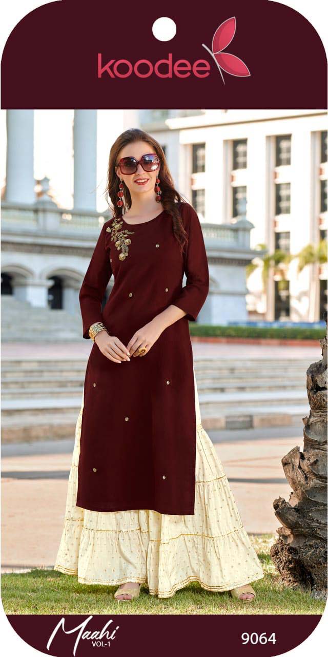Mahi Vol-1 Rayon Khatli Work Wholesale Kurti Mahi Vol-1 Rayon Khatli Work Wholesale Kurti